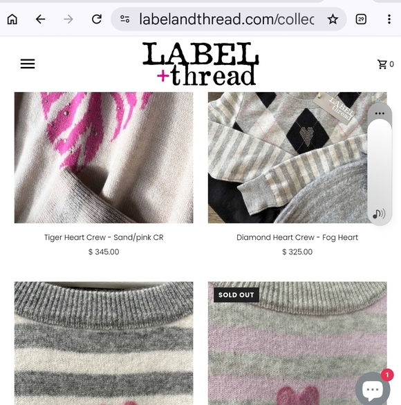 Striped V-Neck Sweater - Gray and Green - Picture 13 of 15